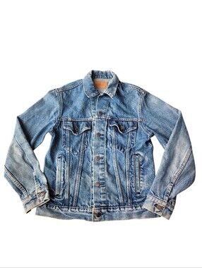 Vintage 1980s Type 3 Levi's Denim Trucker Jacket Size Small USA
